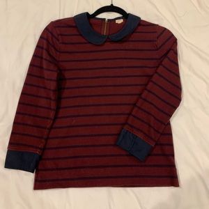J.Crew Size Small Blouse With Zipper Back